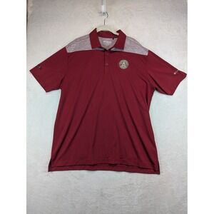 Atlanta United FC Columbia Golf Polo Mens XL Omni-Wick UPF 30 MLS Red Gray